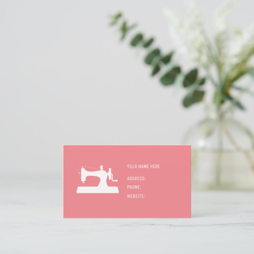 sewing machine business cards
