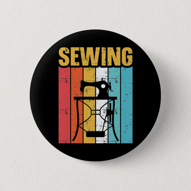 Sewing Machine Button (Front)