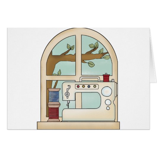 sewing machine cards (Front Horizontal)
