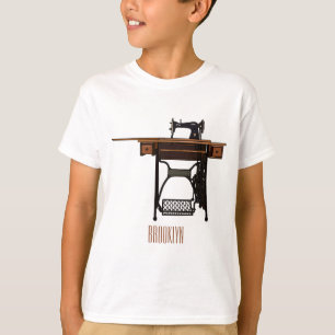 Sewing machine cartoon illustration  T-Shirt