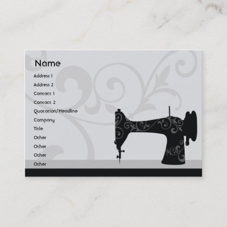 Sewing Machine - Chubby Business Card
