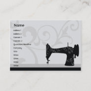 Sewing Machine - Chubby Business Card at Zazzle