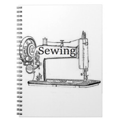 Sewing Machine Design Notebook