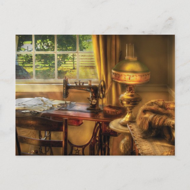 Sewing Machine  - Domestic Sewing Machine Postcard (Front)