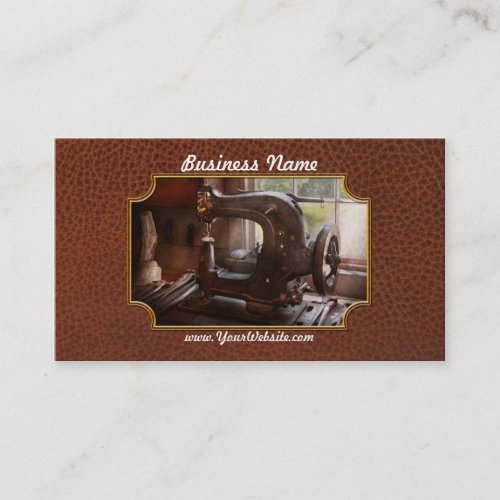 Sewing Machine _ Leather _ Saddle Sewer Business Card