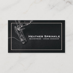 Sewing Machine Leather Stitching Business Card