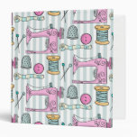 Sewing Machine - Pink Crafts Sew 3 Ring Binder