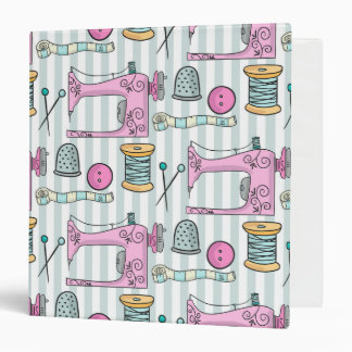 Sewing Machine - Pink Crafts Sew 3 Ring Binder