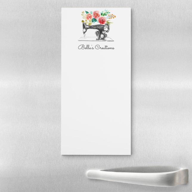 Sewing Machine Quilter Dressmaker Notepad (In Situ)