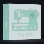 Sewing Machine Seamstress Simple 3 Ring Binder<br><div class="desc">Sewing Machine Seamstress Simple 3 ring binder.</div>