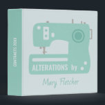 Sewing Machine Seamstress Simple 3 Ring Binder<br><div class="desc">Sewing Machine Seamstress Simple 3 ring binder.</div>