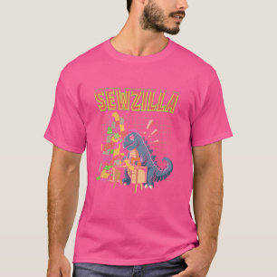 Sewing Machine - Sewer Handcraft Seamstress Sewing T-Shirt