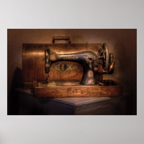 Sewing Machine  _ Singer Poster