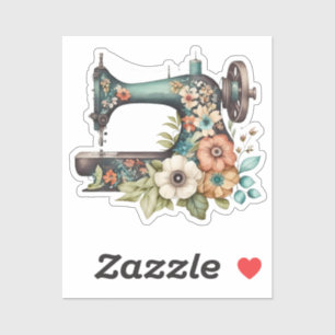 sewing machine sticker
