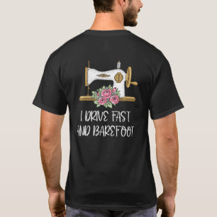 Sewing Machine Stitch Seamstress Tailoring Dressma T-Shirt