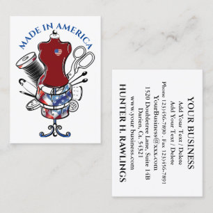 SEWING - Made in America Business Card
