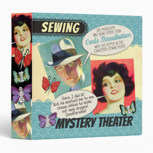 Sewing murder mystery crafts pattern binder