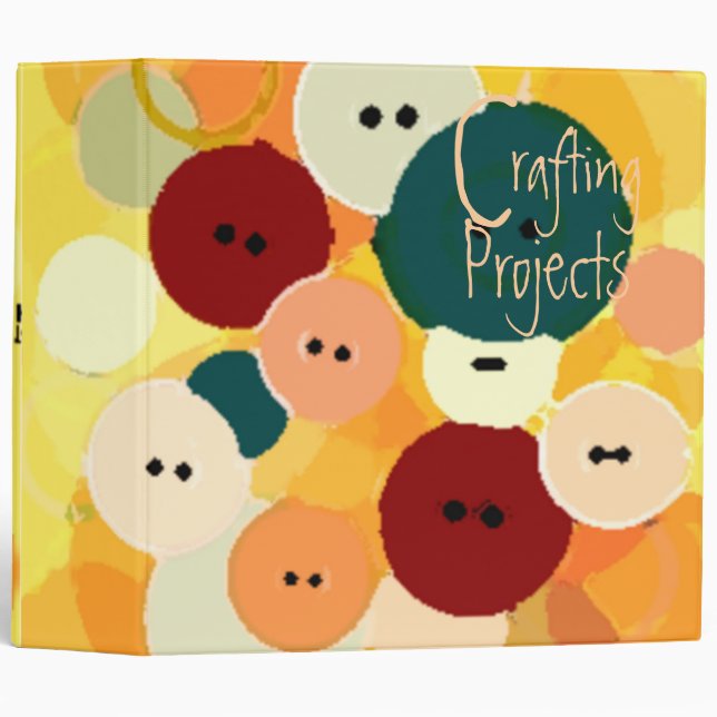 Sewing n Crafting Buttons PB Binder (Front/Spine)