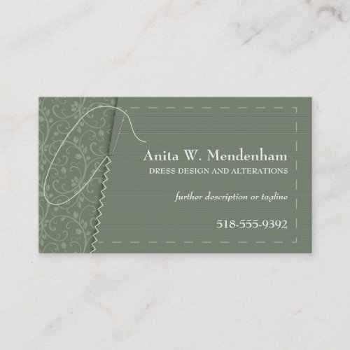 Sewing Needle Business Card