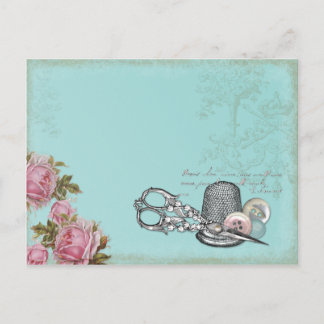 Sewing Notions Postcard