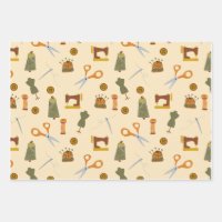 Sewing Notions Wrapping Paper