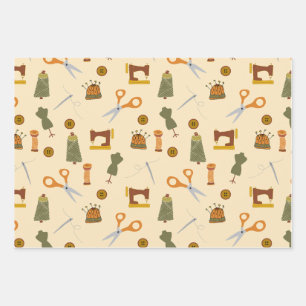 Sewing Notions Wrapping Paper