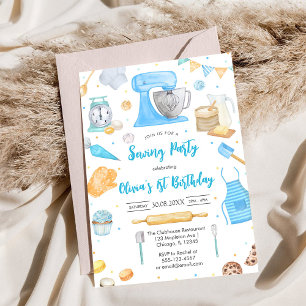 Sewing Party Birthday Invitation