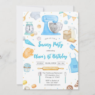 Sewing Party Birthday Invitation