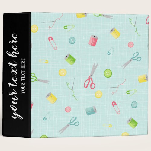 Sewing pattern 3 ring binder