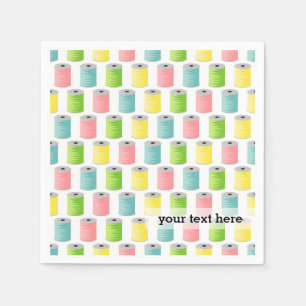 Sewing pattern napkins