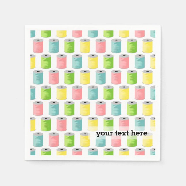 Sewing pattern napkins (Front)