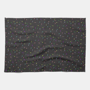 Sewing Pins Black Dressmaker Seamstress Tailor Kitchen Towel