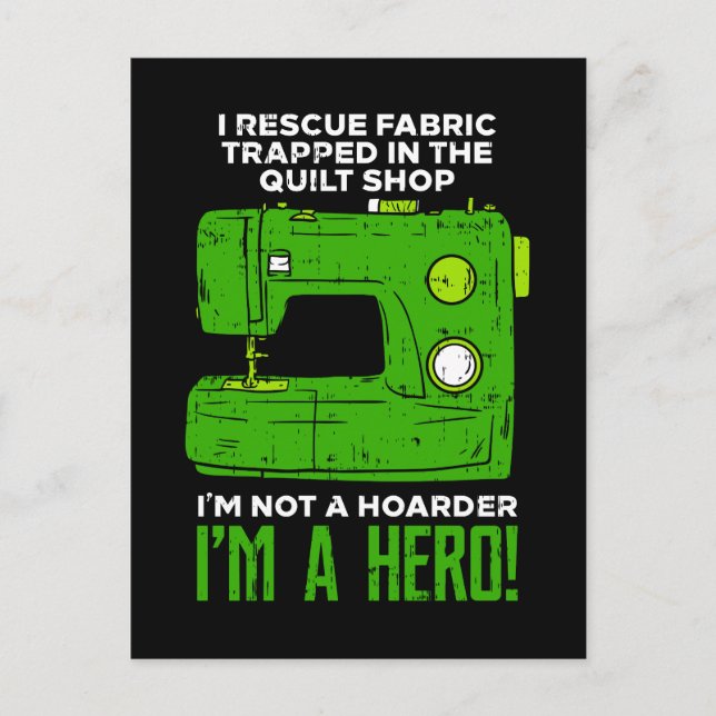 Sewing Postcard (Front)