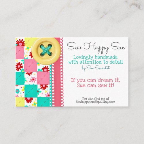 SewingQuilting Business Card