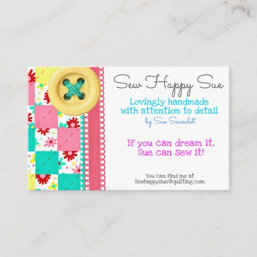 SewingQuilting Business Card