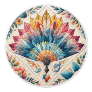 Sewing Quilting Ceramic Knob