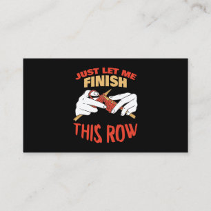 Sewing Quilting Tailor Dressmaker Funny Knitting L Business Card