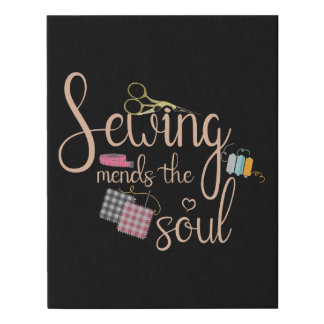 sewing quote, sewing room sign