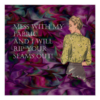 Sewing Room Art Poster