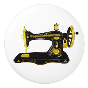 Sewing Room Ceramic Knob - SRF