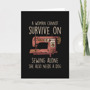Sewing Saying Funny Card
