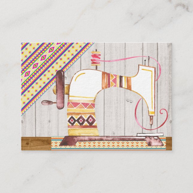 Sewing / Seamstress Card (Front)