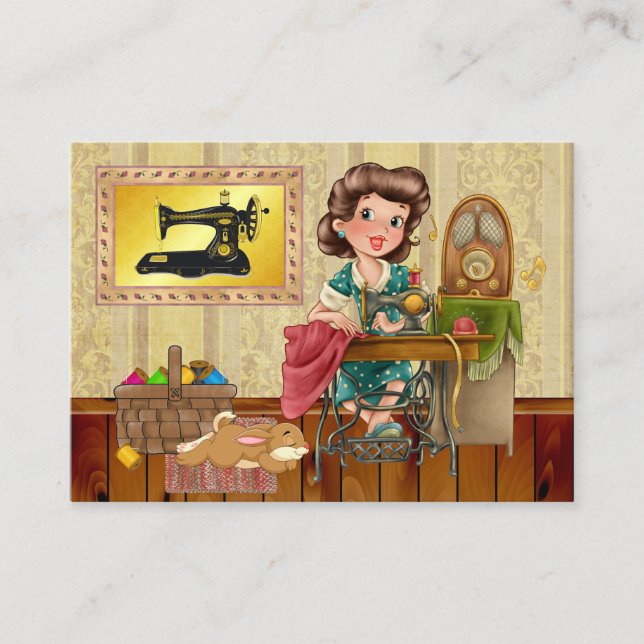 Sewing / Seamstress / Fashion Business Card (Front)