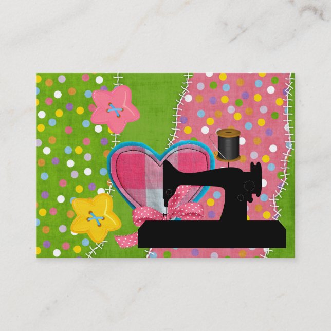 Sewing / Seamstress / Fashion - SRF Business Card (Front)