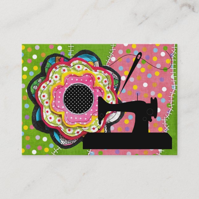 Sewing / Seamstress / Fashion - SRF Business Card (Front)