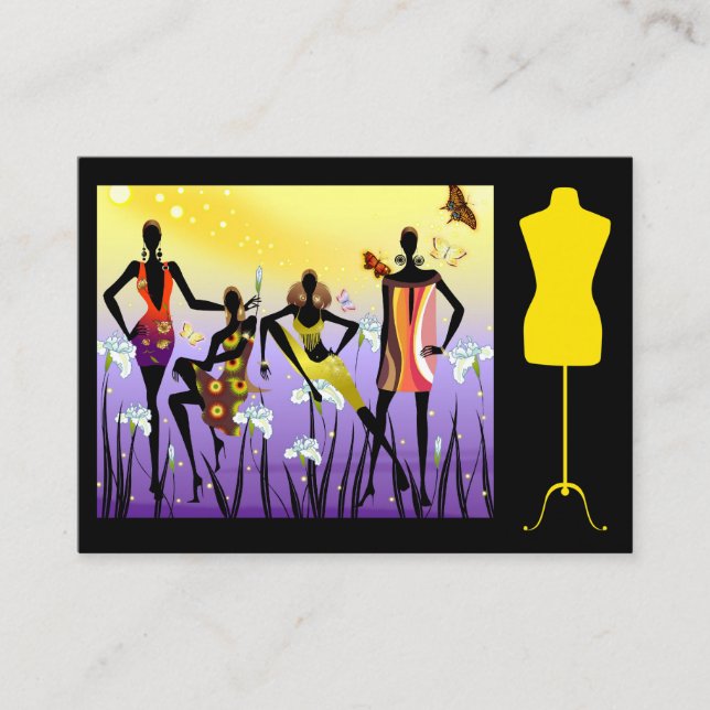 Sewing/Seamstress/Fashion - SRF Calling Card (Front)