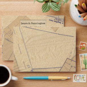 Sewing Seamstress Pattern Custom Envelope