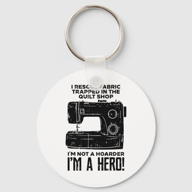 Sewing Sewing Machine Keychain (Front)