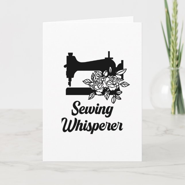 Sewing - Sewing Whisperer Card (Front)