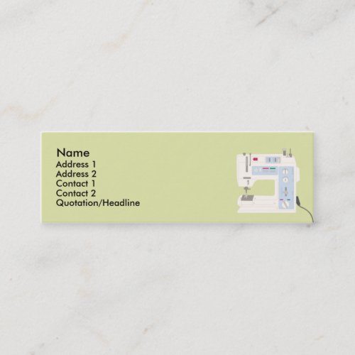 Sewing - Skinny Business Card